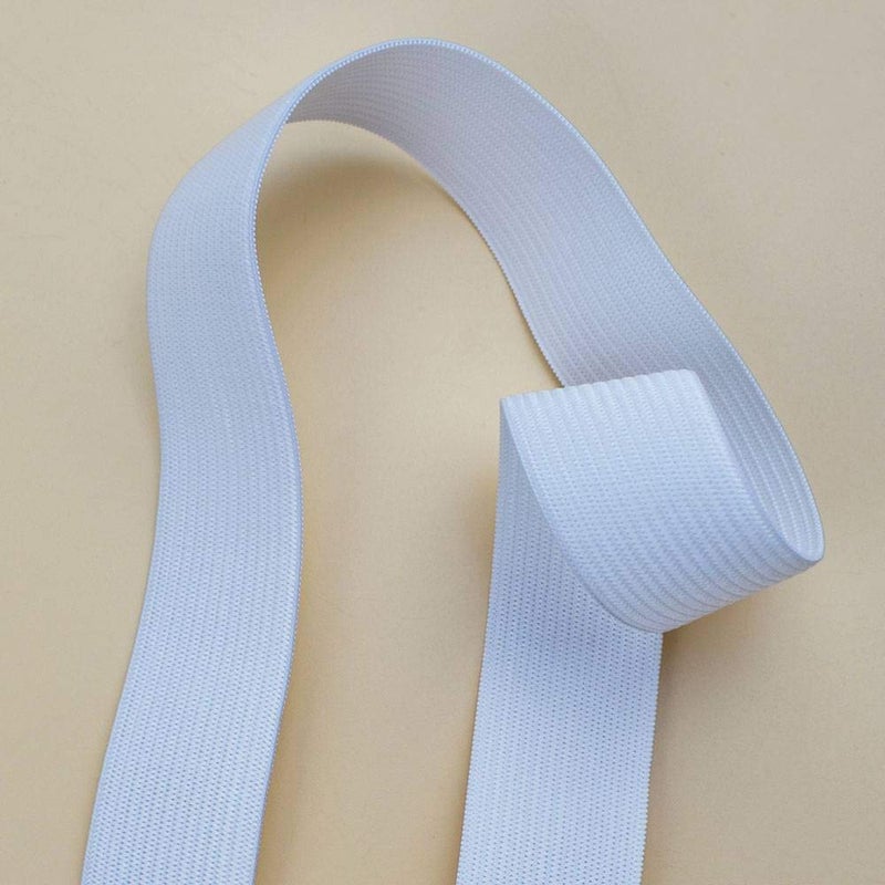 Lelines Leline's Elastic Spool  Knit Elastic Band for Sewing  1 Inch X 5 Yard  White - Image 3